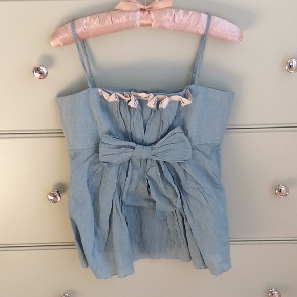 Robert Rodriguez tank bow blouse - Picture 3 of 5